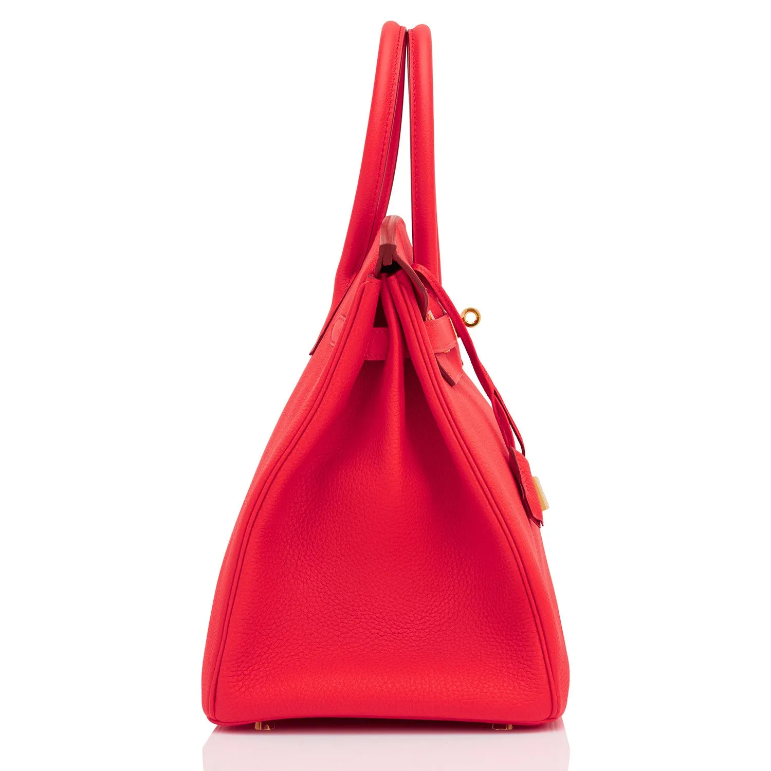 Hermes Capucine Orange 35cm Togo Birkin Gold Hardwrae