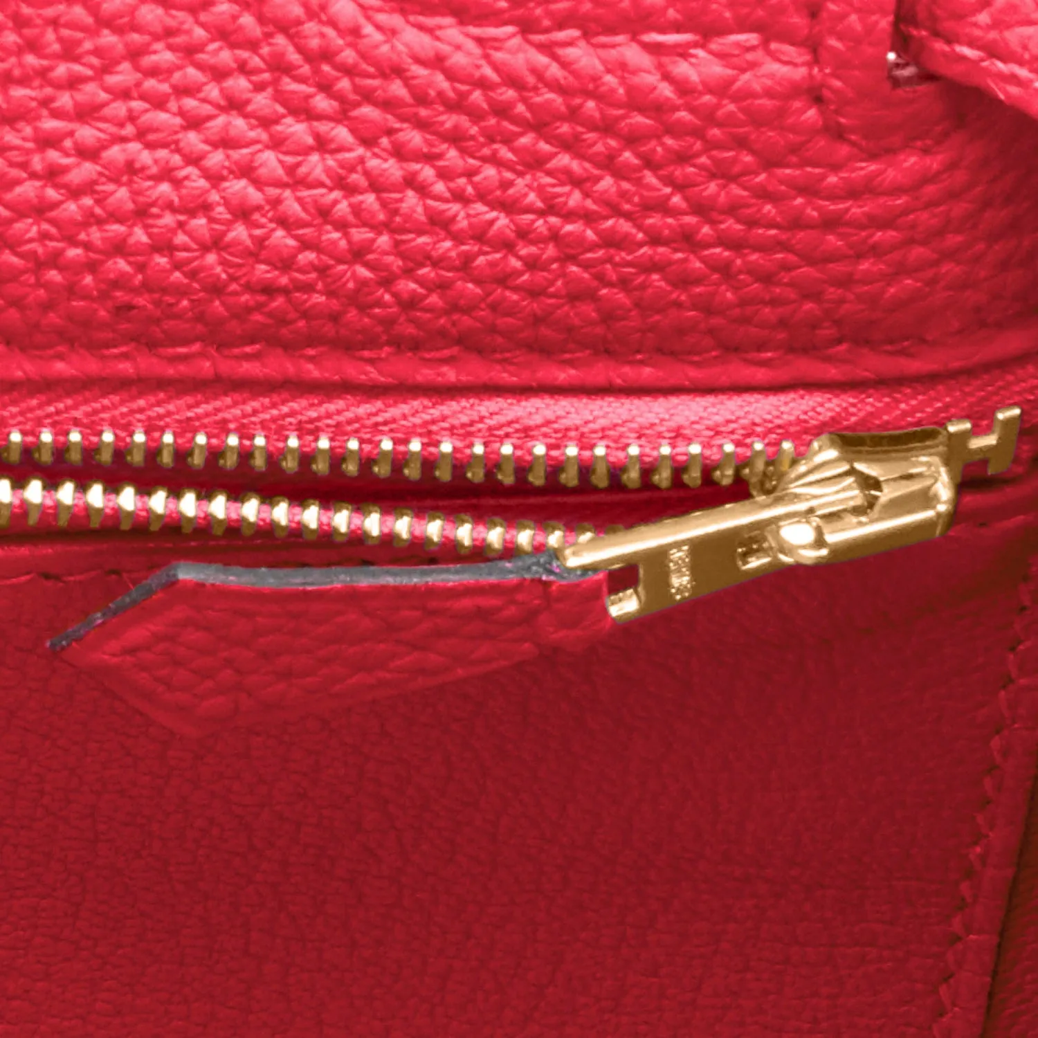 Hermes Kelly 28cm Capucine Red Orange Togo Gold Shoulder Bag
