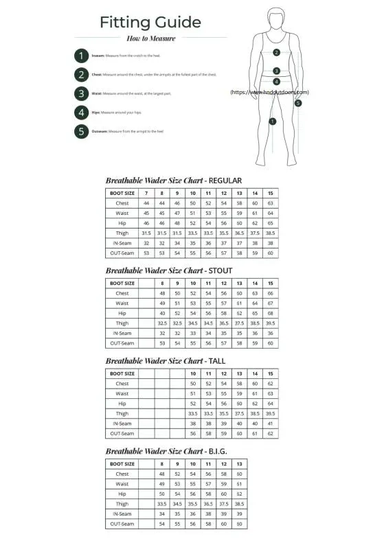 High N Dry BREATHABLE WADER