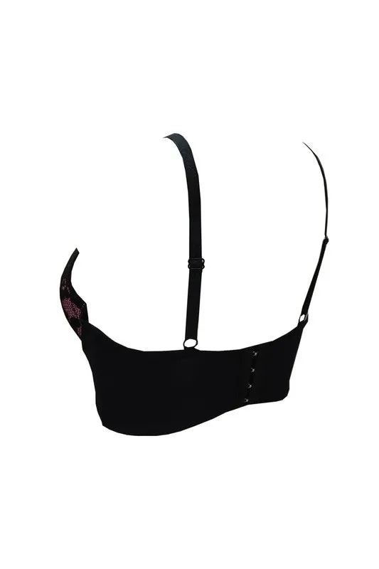 High-Neck Longline Bra