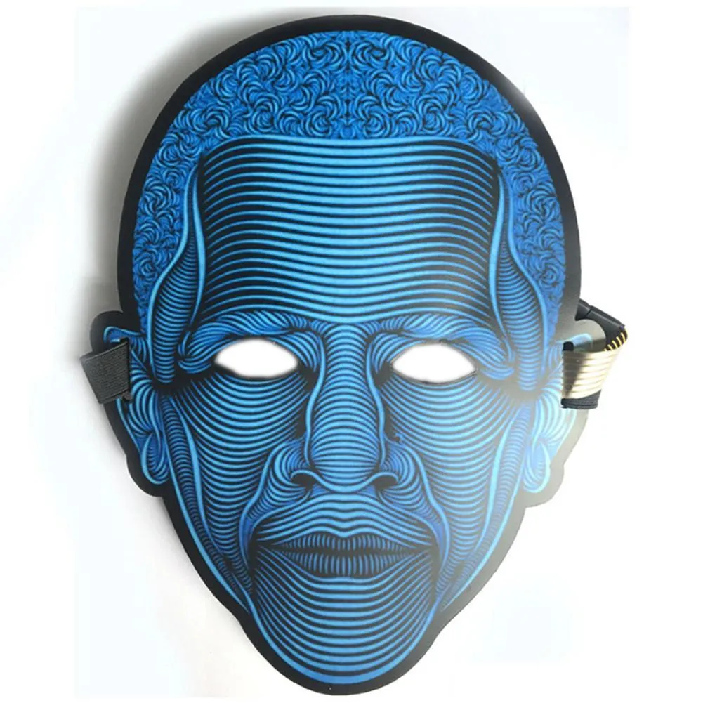 High Quality EL wire mask LED cold light mask sound activated