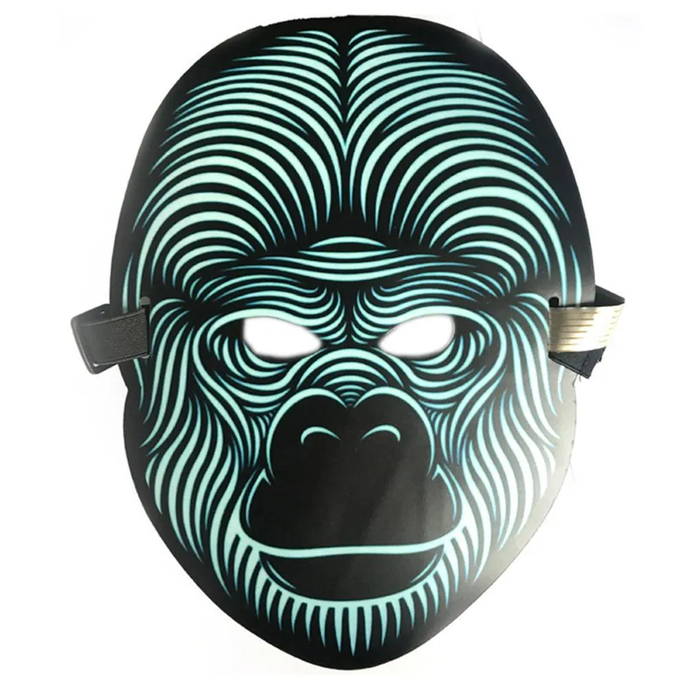High Quality EL wire mask LED cold light mask sound activated