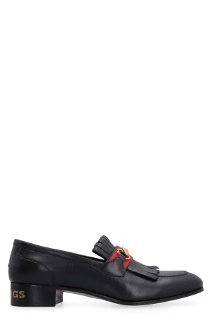 Horsebit leather loafers