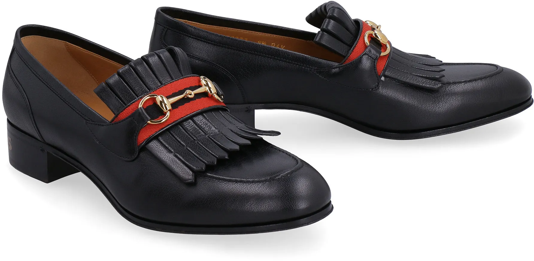 Horsebit leather loafers