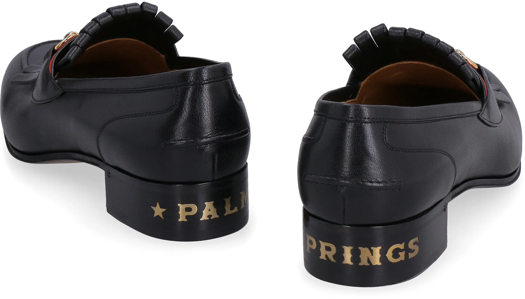 Horsebit leather loafers