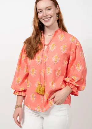 Ikat Blouson Top