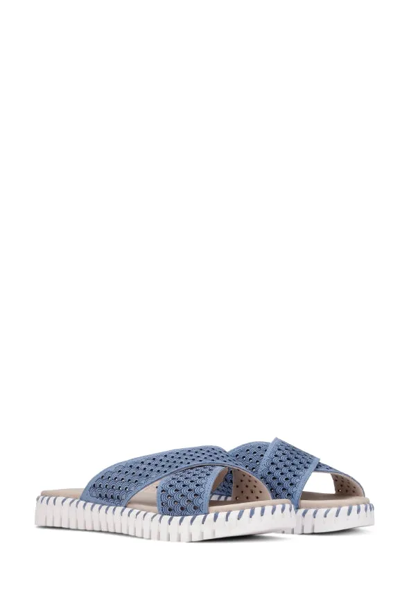Ilse Jacobsen Cross Strap Sandals