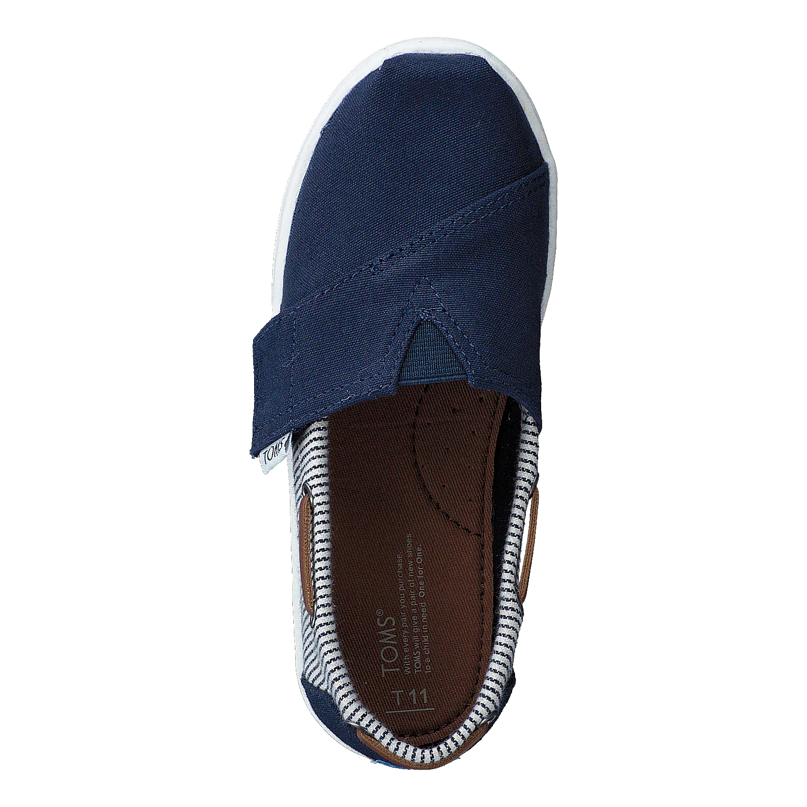 Infant Navy Canvas/Stripes Navy