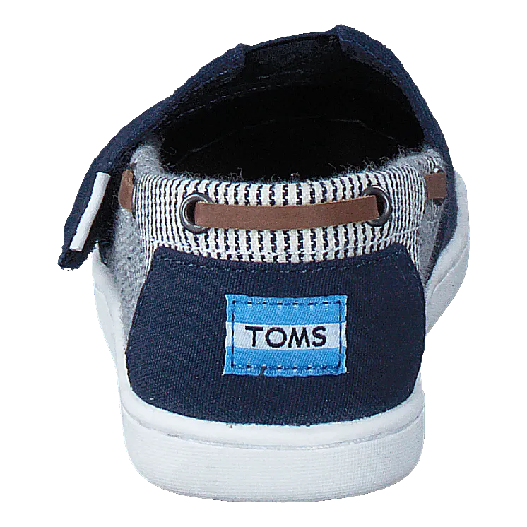 Infant Navy Canvas/Stripes Navy