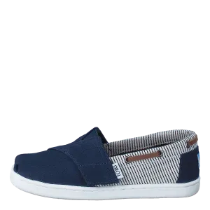 Infant Navy Canvas/Stripes Navy