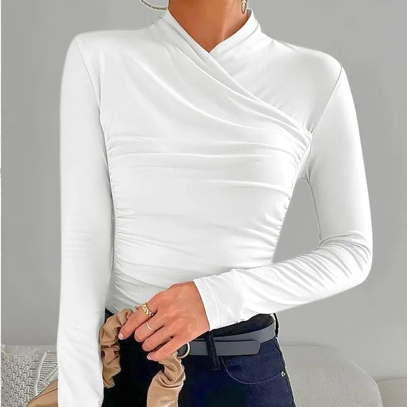 Jana - Classic Cross-Neck Top
