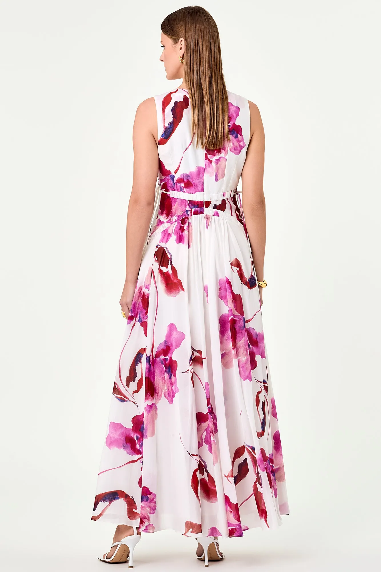 Jane Dress - Zoe Floral Ivory