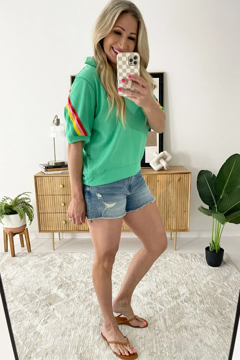Jane High Rise Short W/ Fray Hem