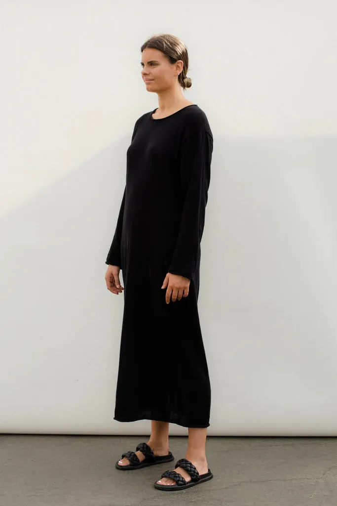 Jane Knit Dress Black