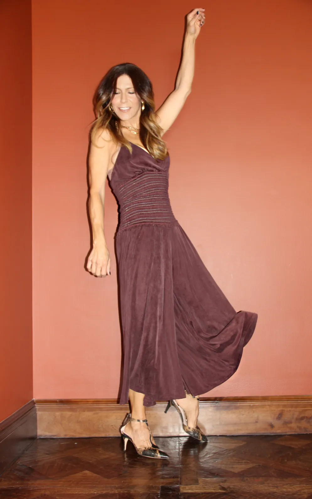 JANE Midnight Knit Halter Jumper
