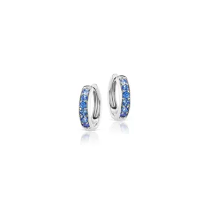Jane Taylor Blue Sapphire Ombre Classic Hoops