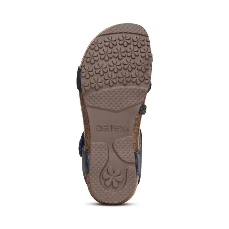 JILLIAN BRAIDED QUARTER STRAP SANDAL - SC641