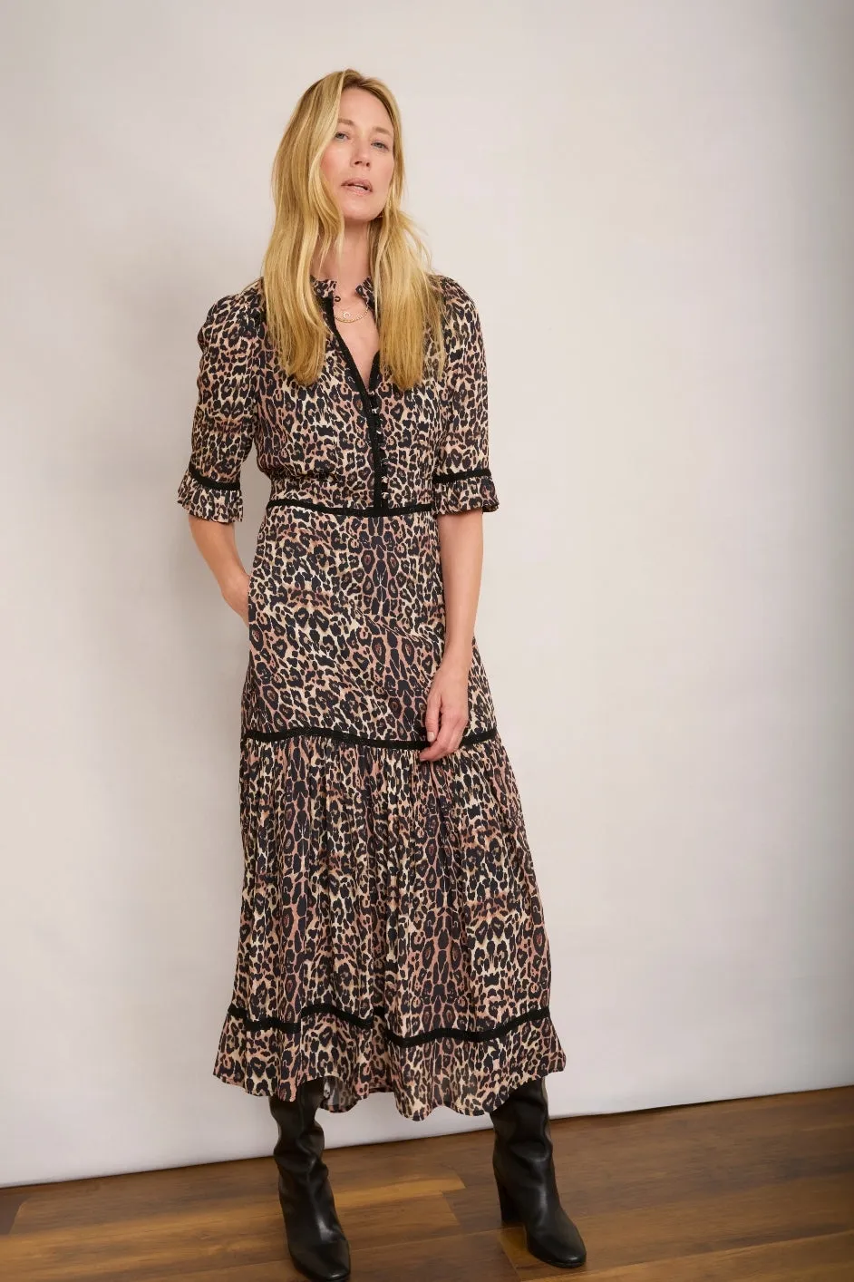 Jodi Dress - Leopard