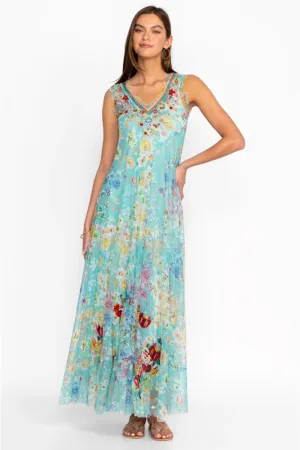 Johnny Was Forever Flower Mesh Dress (Slip) B36523-4