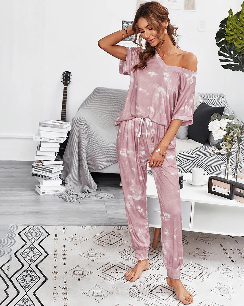 Jumara Loungewear Set - Crepe Tie Dye