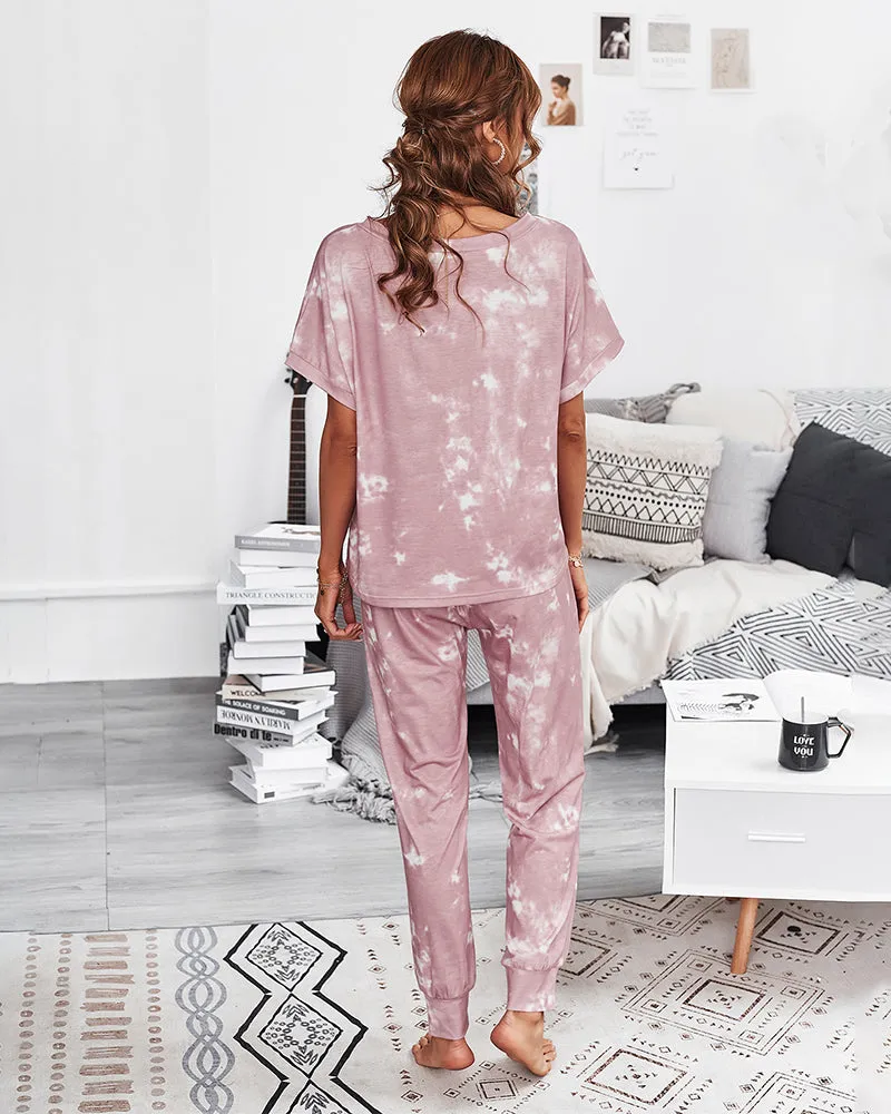 Jumara Loungewear Set - Crepe Tie Dye
