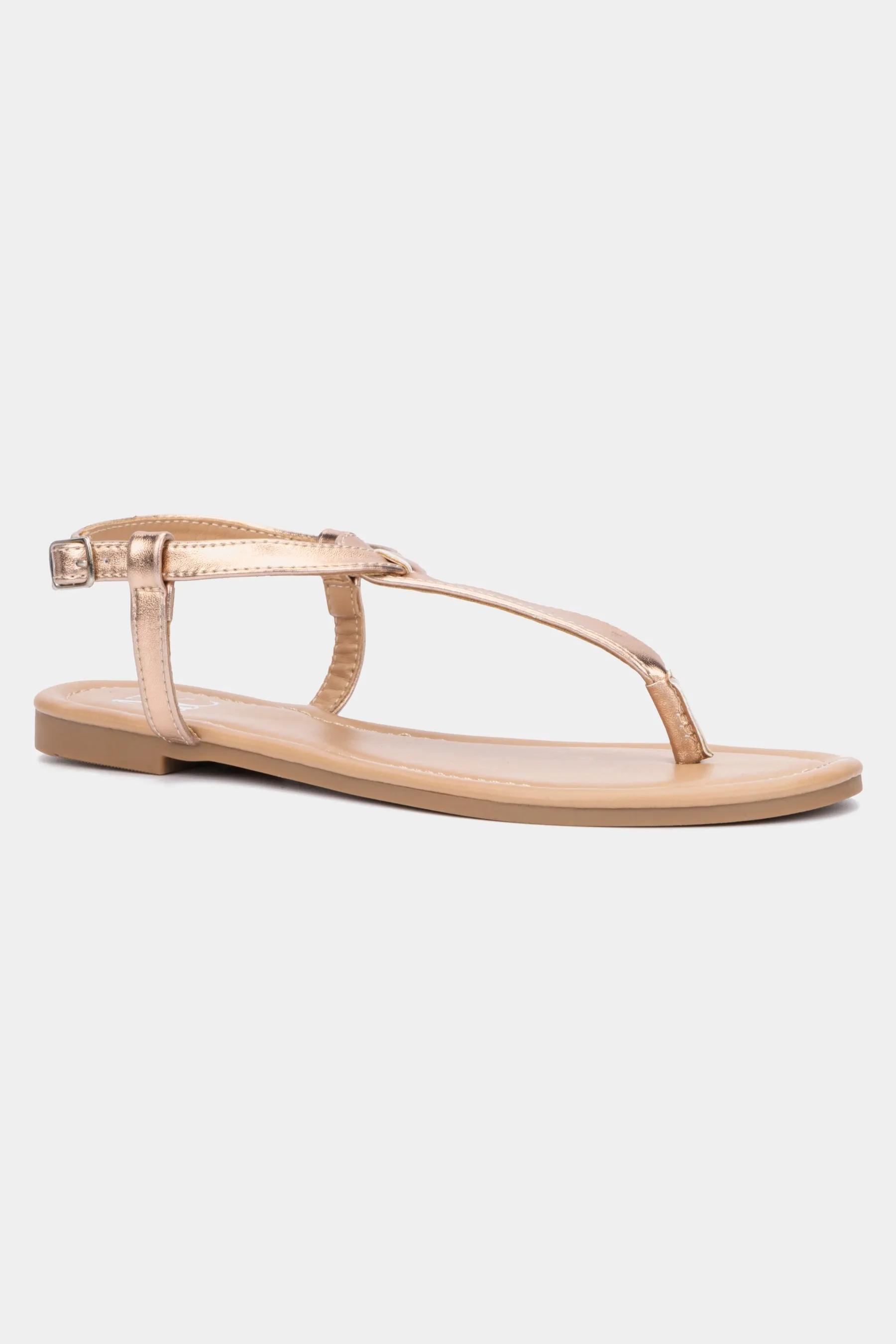 Katie T-Strap Sandals