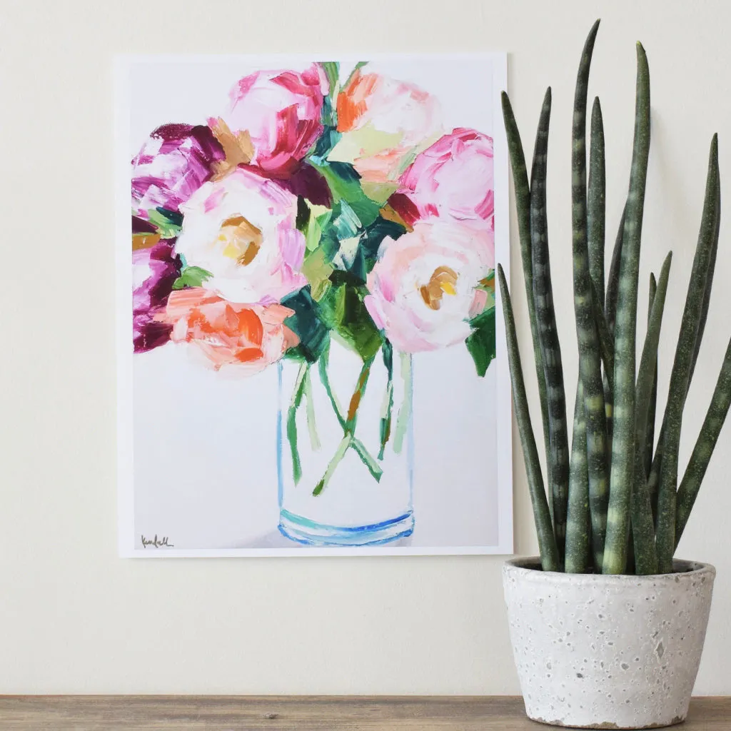 Kendall Kirk Print Summer Peonies