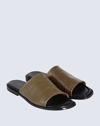 Khaki Strap Sandals