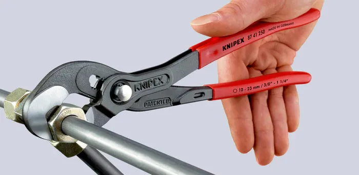 Knipex - 87 41 250 | Multiple Slip Joint Spanner | Non-Slip Handle | Grey Atramentized - 250mm
