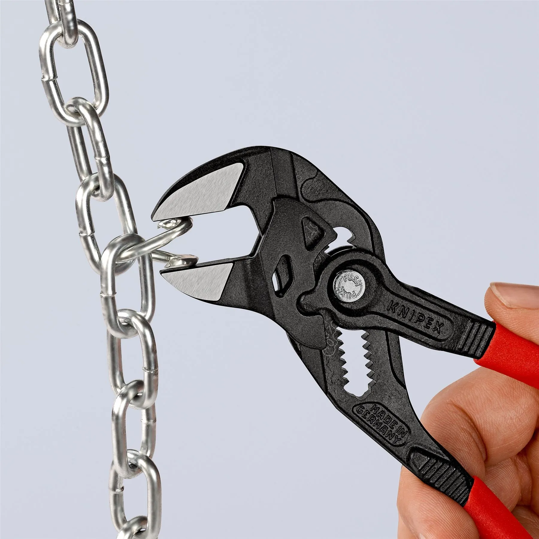 KNIPEX Pliers Wrench Slip Joint Plier 180mm Plastic Coated Handles Non Slip 86 01 180 SB