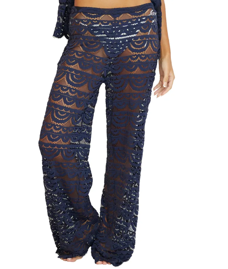 Lace Button Up-High Waist Lace Pant
