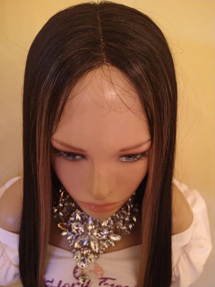 Lace Front Wig | Glory Tress | Wigs | Black Wig | Blonde Highlight, Money Piece Highlights |  Ombre Wig// DEVOTED