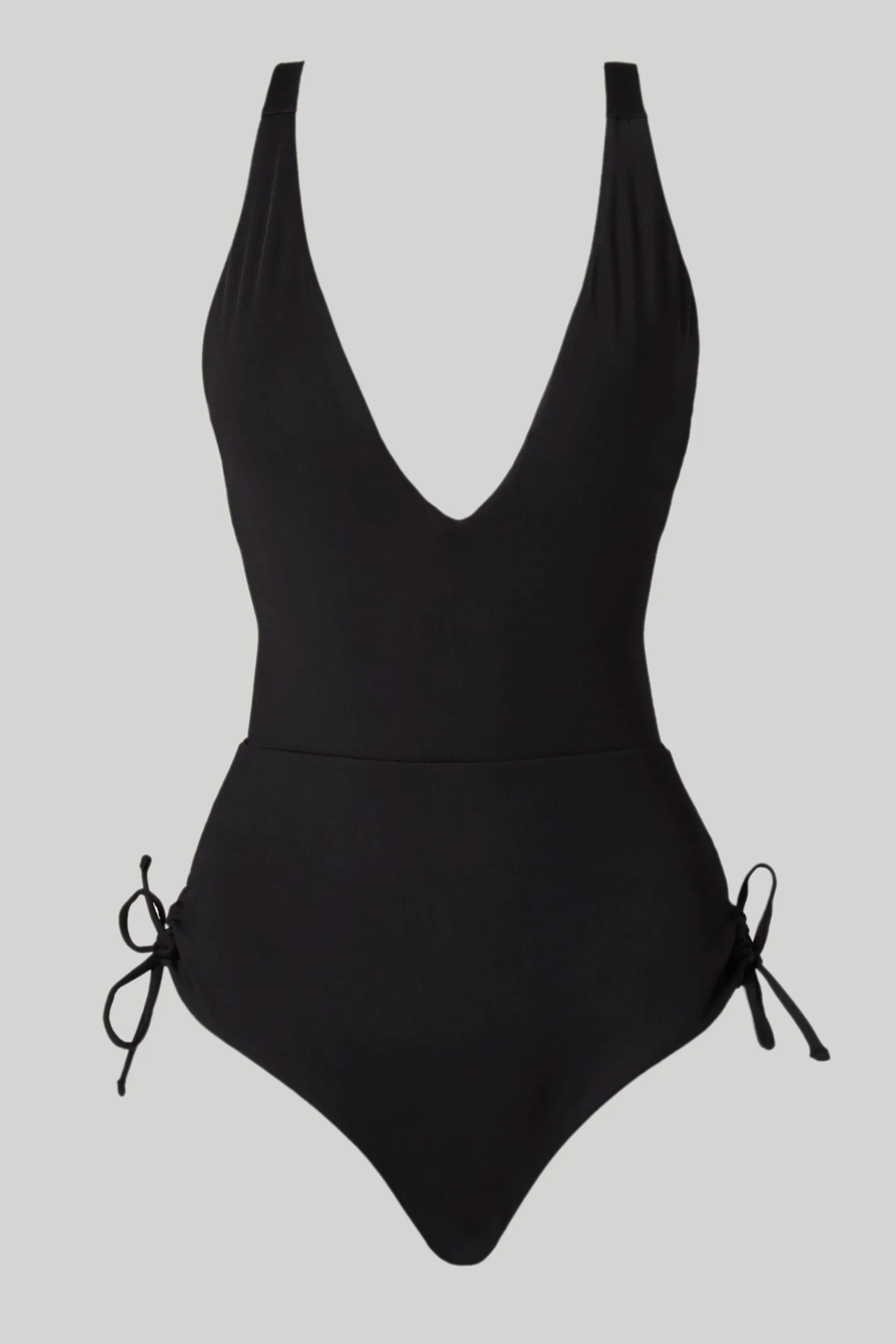 Lace-Up One-Piece Swimsuit