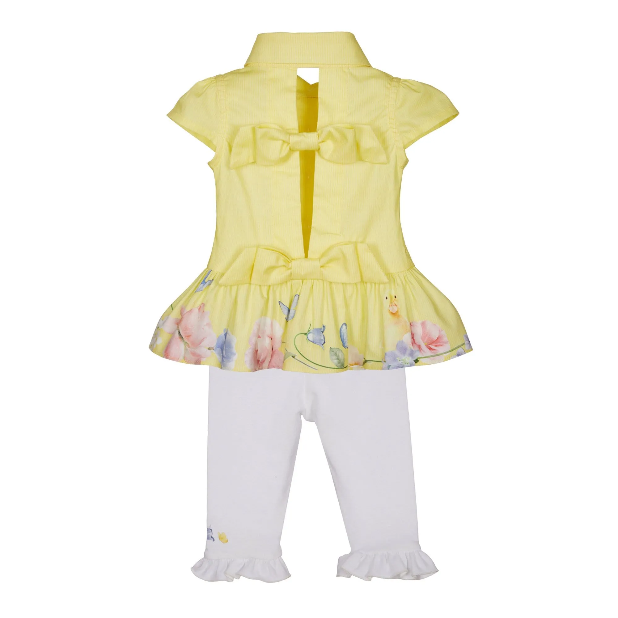 LAPIN HOUSE - Blouse Capri Legging Set