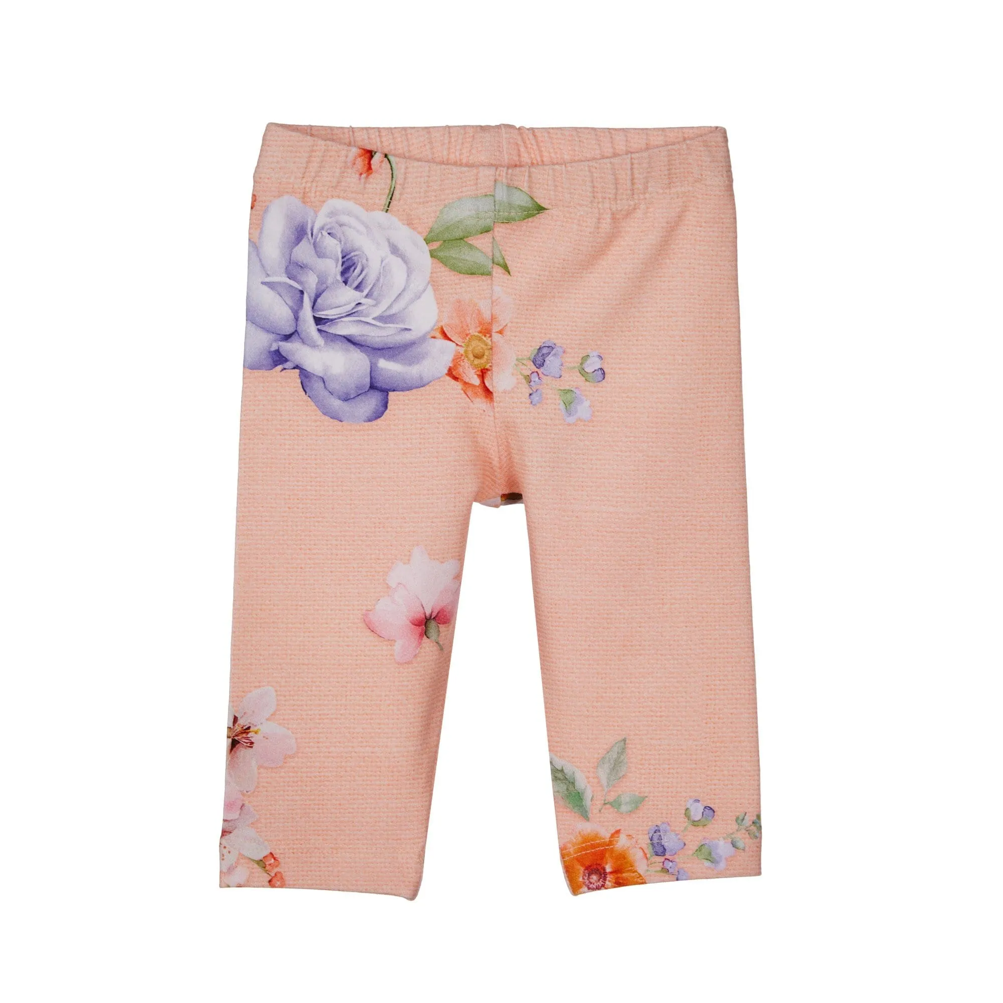 LAPIN HOUSE  - Bunny Capri Legging Set - Peach/Blue