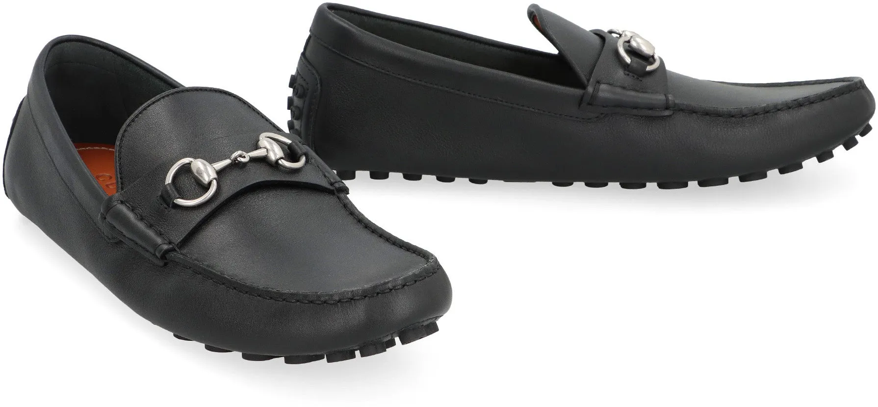 Leather loafers