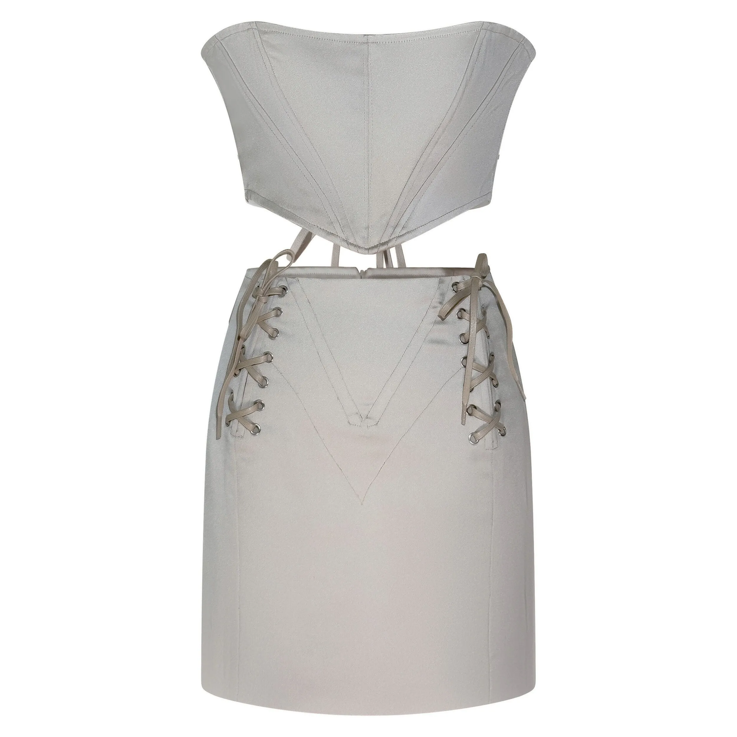 Leo Corset Top and Skirt Set