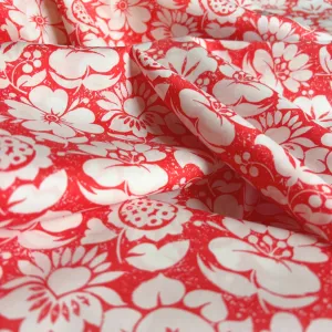 Liberty Fabrics Organic Tana Lawn - Margot Mary (red)