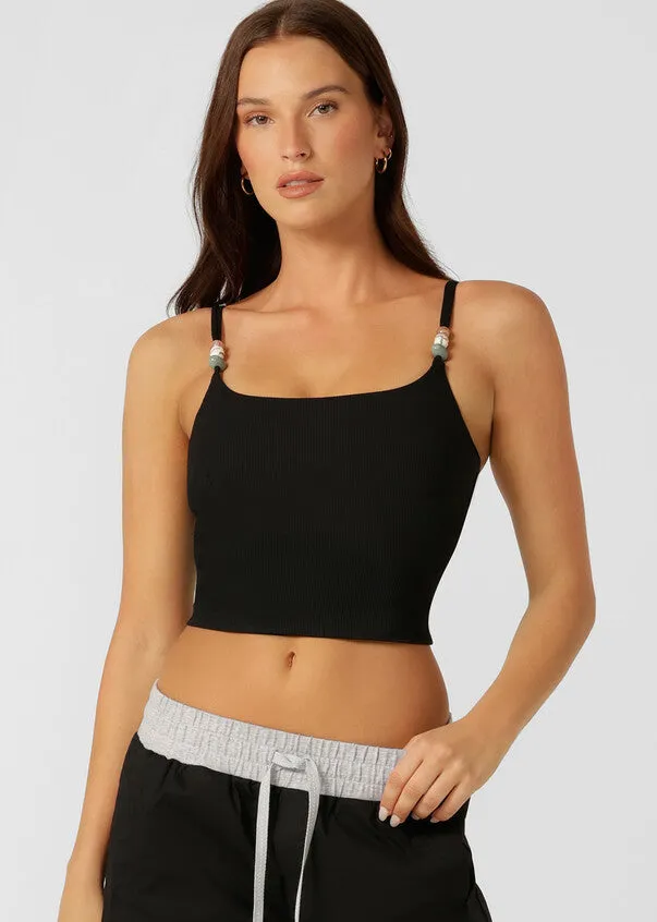 Lorna Jane Elemental Tank Bra Combo - Black