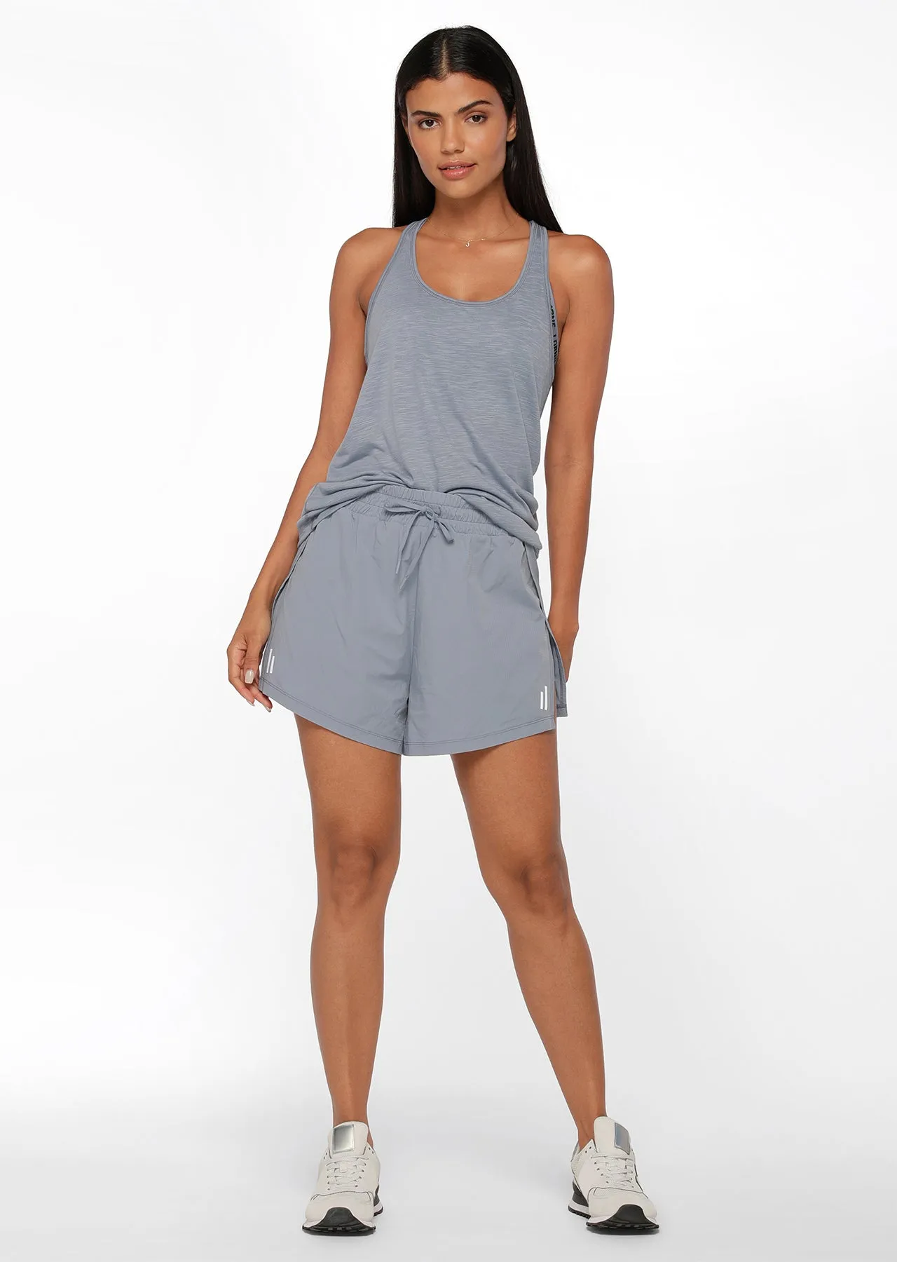 Lorna Jane Slouchy Gym Tank - Gravity Grey