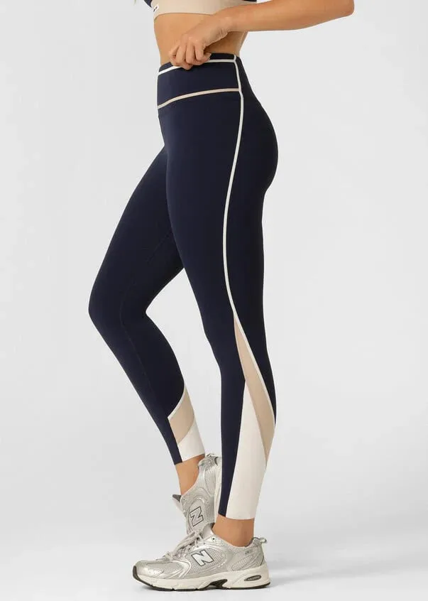 Lorna Jane Sunrise Circuit Ankle Biter Leggings - French Navy