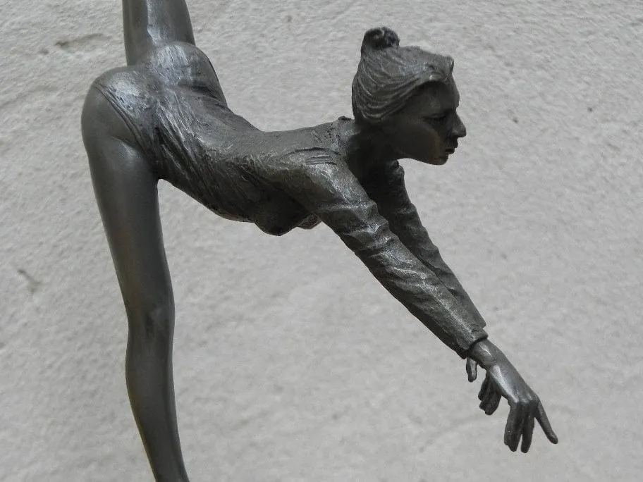 Los Angeles 1984 Olympics Commemorative Telephone with Gymnast Sculpture