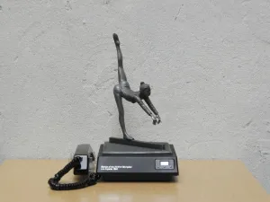 Los Angeles 1984 Olympics Commemorative Telephone with Gymnast Sculpture