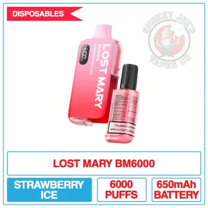 Lost Mary - BM6000 - Strawberry Ice - Disposable Vape Kit