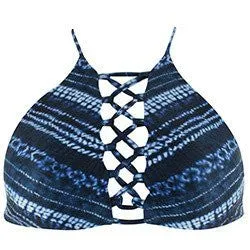 L*Space Midnight Caravan Nikki Top | Midnight Blue Reversible