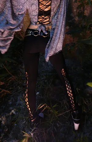 Luna Lace-up Bamboo Leggings