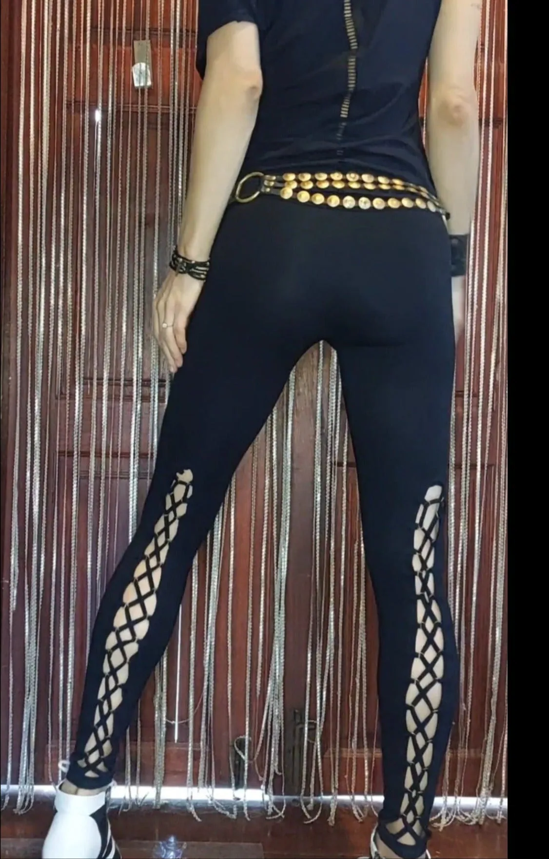 Luna Lace-up Bamboo Leggings
