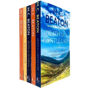 M C Beaton Hamish Macbeth Series 1 Collection 5 Books Set