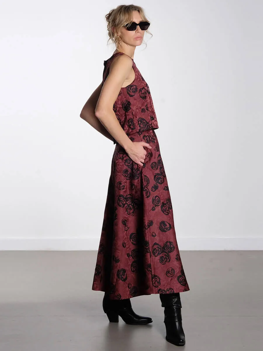 Madine Top - Bordeaux Rose