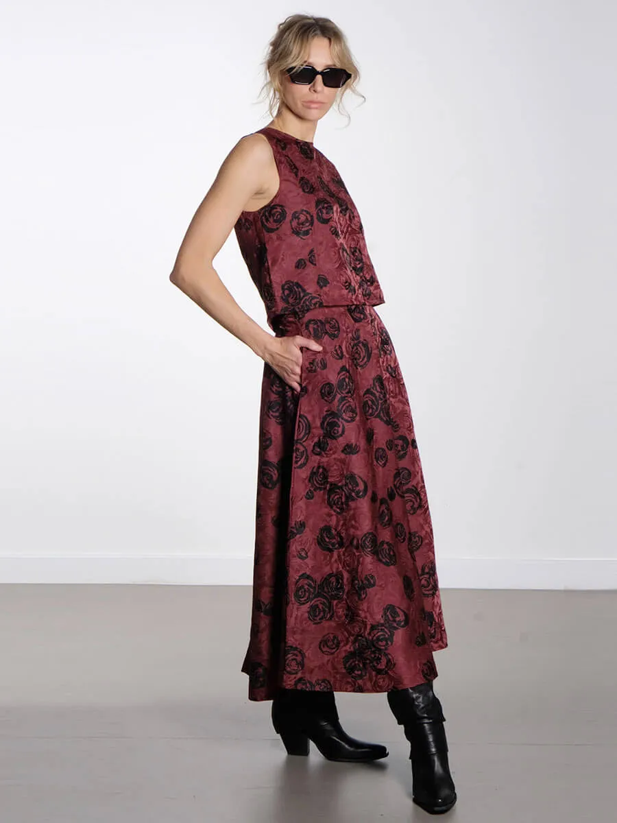 Madine Top - Bordeaux Rose